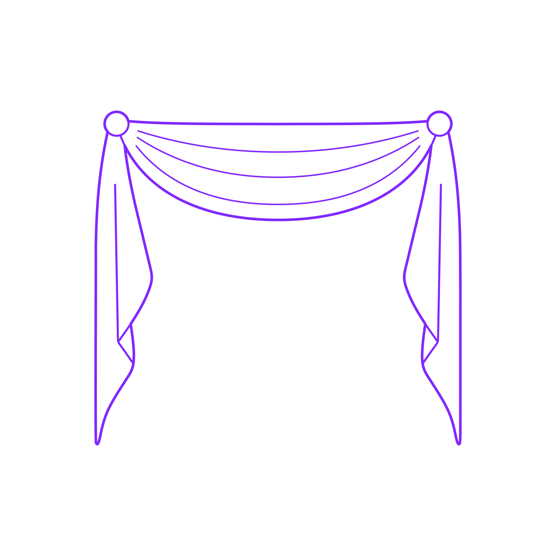 Buildings Window Curtains Swag Fishtail Line Art Illustration Svg Free Vectors